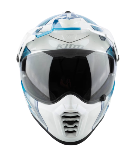 NEW Klim Krios Pro Helmet Spectrum White Blue - Picture 5 of 7