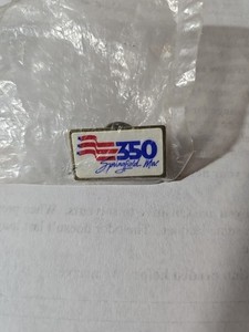 Springfield Massachusetts 350 Years Enameled Lapel Pin 1986 Vintage