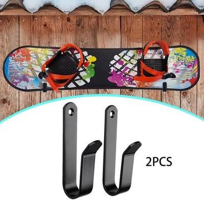 2 Stück Surfboard Wandregale Snowboard Wandhalterung Skiaufbewahrung Eisen