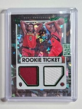 Evan Mobley Scottie Barnes 21-22 Contenders Dual Swatches Green Ice RC 🧊