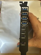 8 Ports USB PCIe Card PCIe USB 3.2/3.1 Gen 2 Card 4X USBC - 4X Type A ,10Gbp