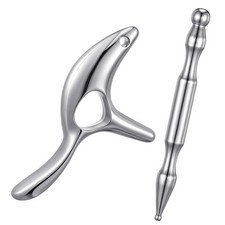 2PCS Gua Sha Massage Tools,Stainless Steel Trigger Point Massage Tool and Man...