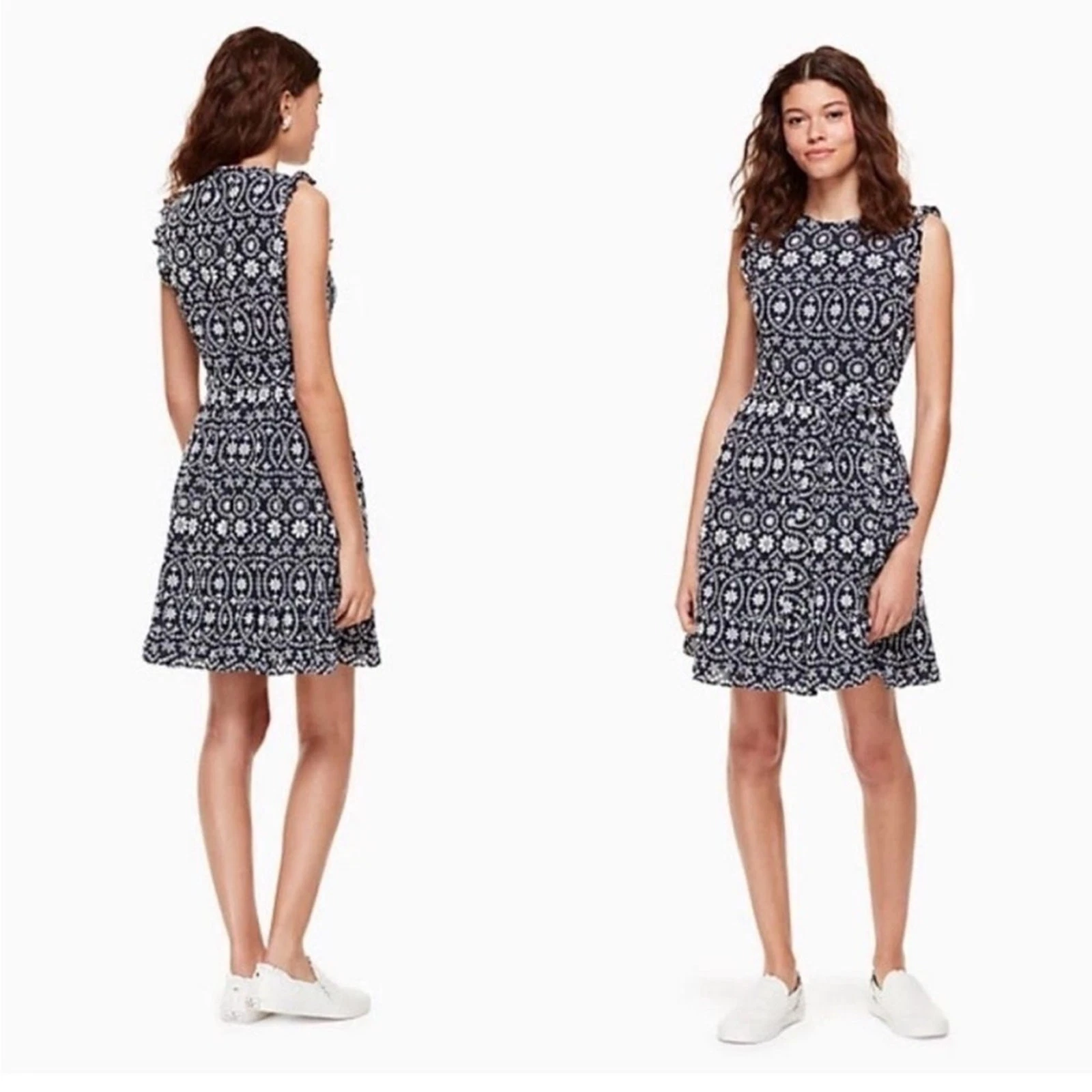 Vestito Kate Spade Shore Thing con occhielli taglia 2