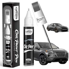 Gun Metallic Touch Up Paint Pen Car Scratch Remover Brush Chip Repair FastFix