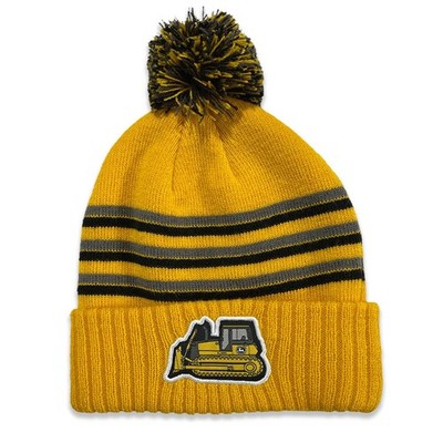 LP86792 - John Deere Youth YW Striped Eqp Pom Beanie