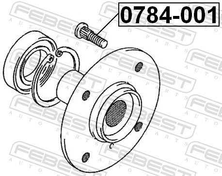 Fits FEBEST 0784-001 WHEEL BOLT SUZUKI GRAND VITARA/ESCUDO SQ416/SQ42 ⭐UK Stock⭐