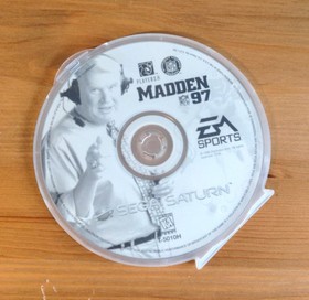 1995 SEGA Saturn MK-80000 Console + Controller, Madden 97 game - Tested Working