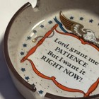 Norcrest Ceramic Patriotic Ashtray Decorative Eagle Motif Round Glossy Finish — photo 6