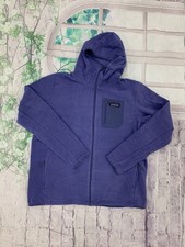 Patagonia R1 Air Full?Zip Hoody Navy Blue Men?s Fleece Hooded Jacket
