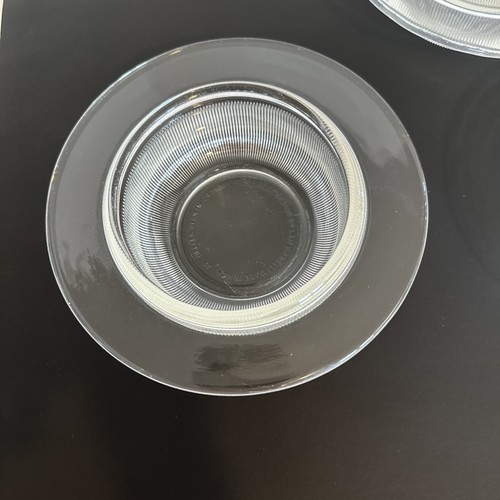 Set 3 VTG Massimo Vignelli Heller 9oz Custard Dish Ramekins Glass Bakeware USA - Picture 6 of 8