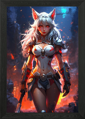 Fury Unleashed Gerahmtes Wandbild Poster Leinwanddruck Bild