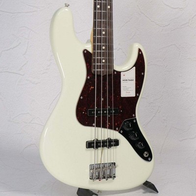 Fender Made in Japan Heritage 60s Jazz Bass Rosewood Olympic White JD26000715