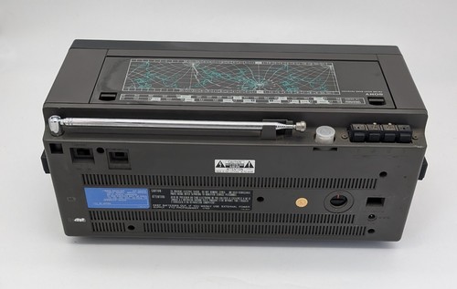 Sony ICF-6800W FM/MW/SW Multi 31 Band Receiver Orange Version Working **Video** - Picture 5 of 19