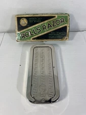 Vintage Rolls Razor in Green Box with Paperwork Imperial #2 Model (No Blade)