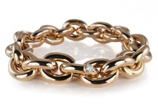 Schubart Armband 1 Brillant ca 0,12 ct TW/VVS Gold L.21,0 cm [BRORS 20650]