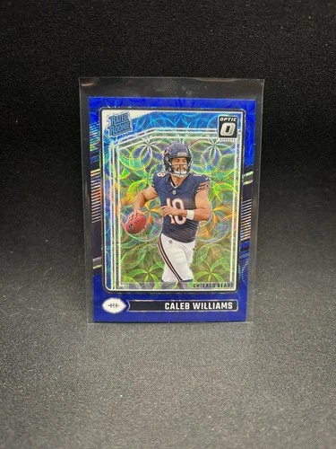 2024 Panini Donruss Optic Rated Rookie Caleb Williams #201 Blue Scope Prizm (RC)