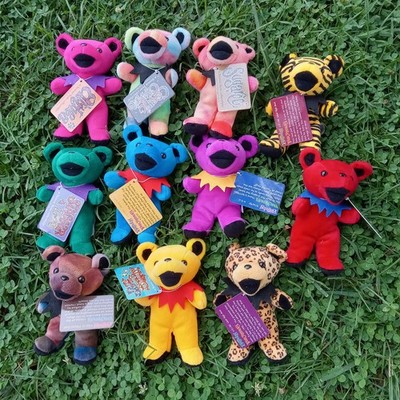 Grateful Dead Bears Lot 10 Regular, 11 Lil Bears
