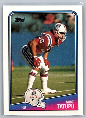 Mosi Tatupu 1988 Topps New England Patriots #179