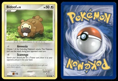Bidoof 70 NEAR MINT Diamond & Pearl 130 Pokemon