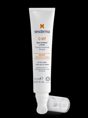 Sesderma C-VIT Ceramic Eye Contour 0.5 oz Vitamin C Eye Cream New Sealed