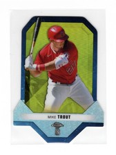 Mike Trout Topps Chrome Ben Baller Diamond Die Cut #/50 Gold Refractor LA Angels