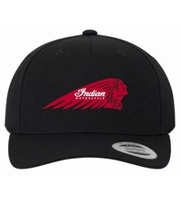 NEW KUSTOM HATZ INDIAN MOTORCYCLES V3 CURVED SNAPBACK HAT BLACK MADE IN USA