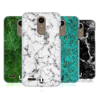 FUNDA TRASERA RÍGIDA HEAD CASE DESIGNS CON IMPRESIONES DE MÁRMOL Y FONDO DE PANTALLA PARA TELÉFONOS LG 1