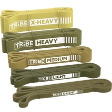 Long Resistance Bands for Working Out Men and Women - Set of 5 Pull-Up Bands,...