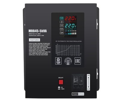 AC 5/10KVA 45-280V Input 220V Output Automatic Voltage Stabilizer Home Regulator