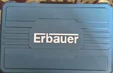 Erbauer Toolbox Tool Case For 12v Twin Drill And Impact And Battery And Charger