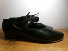 Dance Pre-Owned Tap Shoes Capezio Little Kids 13M Tyette Man Made Elastic