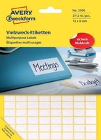 Avery Zweckform 3306 Haushaltsetiketten Selbstklebend (13X8Mm, 3.712 Aufkleber A