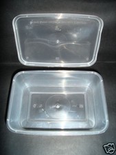 250x Microwave Containers & Lids C500 CATERING 0201