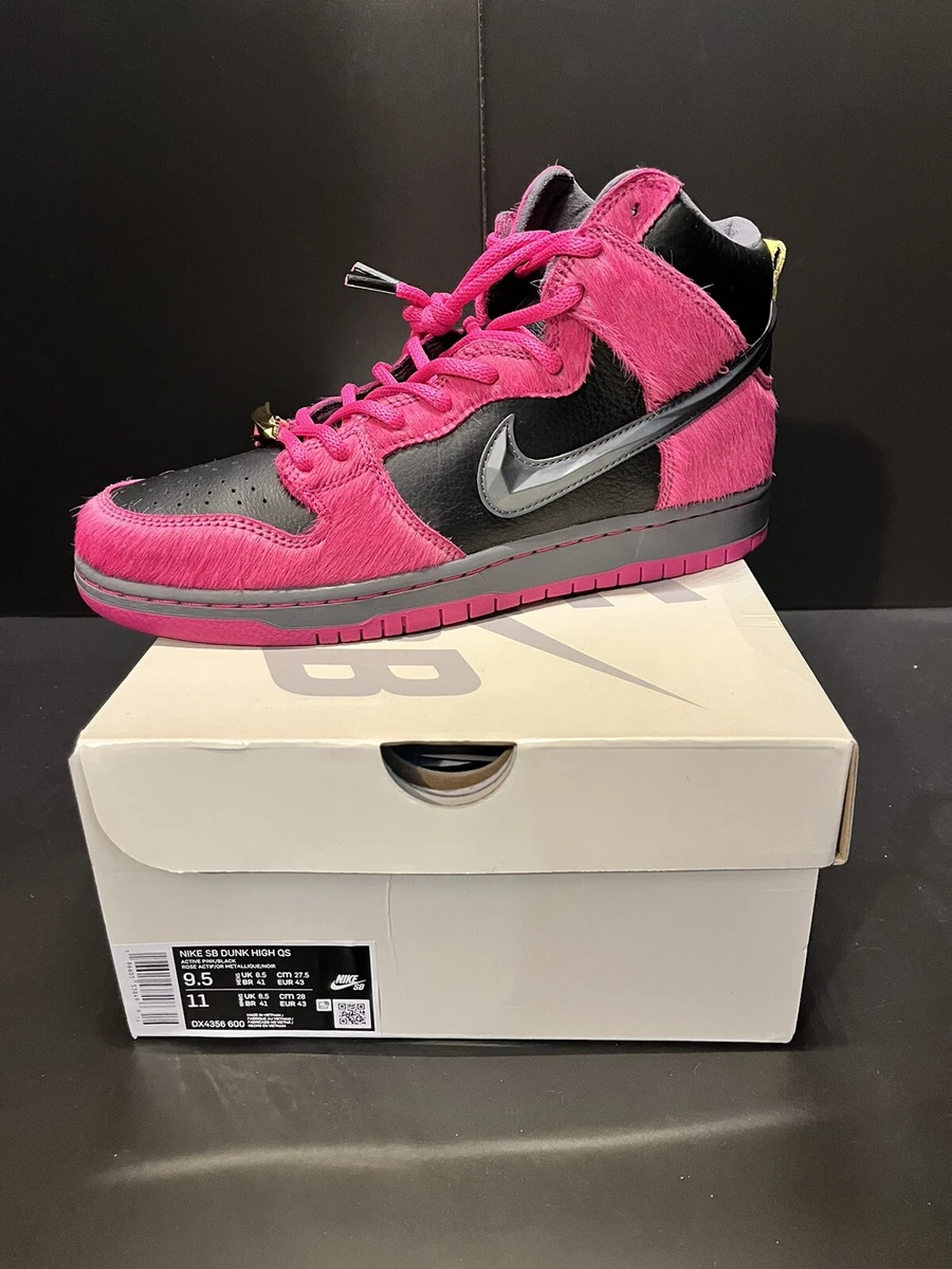 Nike SB Dunk High Pro QS Run The Jewels 4/20 RTJ Pink Size 9.5