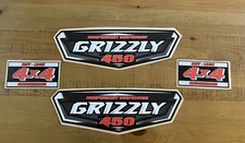 Yamaha Grizzly OEM ATV Tank Decal Graphic Sticker Kit 4x4