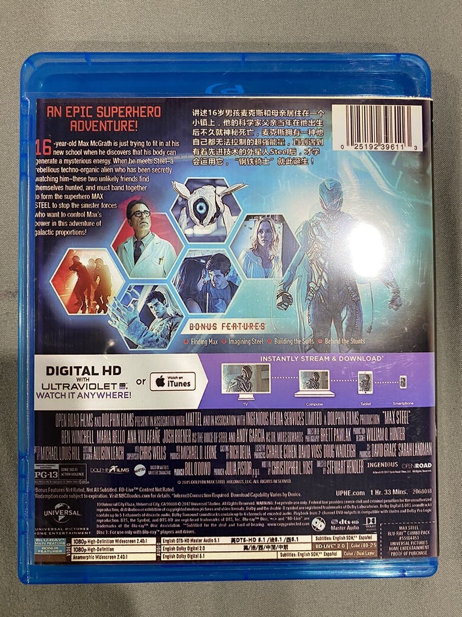 (未使用･未開封品)　マックス・スティール [Blu-ray] qdkdu57 Max Steel Bluray Movie | eBay