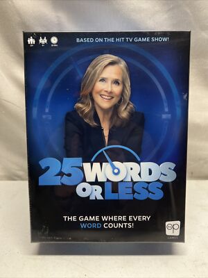 25 Words Or Less Board Game - New Sealed Box