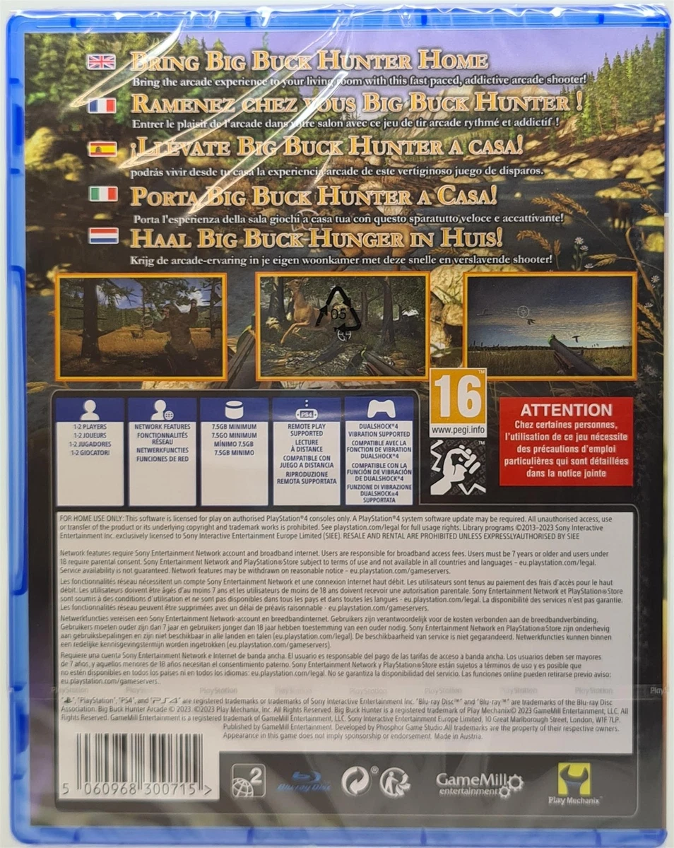 Big buck best sale hunter playstation 4