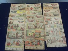 1926 S. F. BULLETIN BUTTONS AND FATTY COLOR COMICS - LOT OF 16 - NP 5208