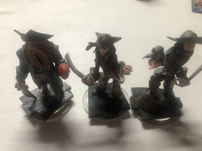 Disney Infinity Pirates of the Caribbean Jack Sparrow Davy Jones ...