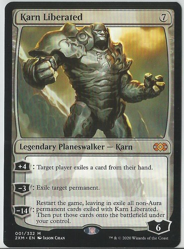 Karn Liberated – Double Masters - Legendary Planeswalker - Magic The Gathering
