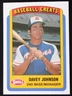1990 Swell CMC Baseball Greats Davey Johnson #61 Sports Card Baltimore Orioles
