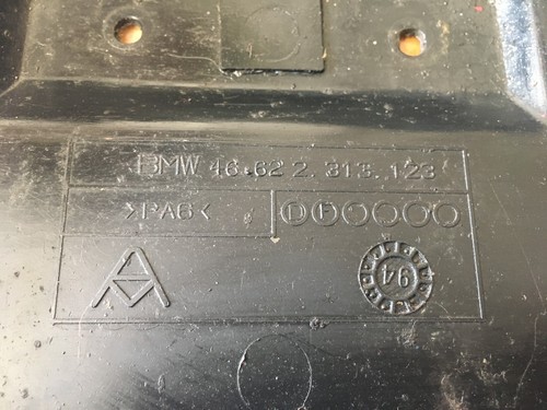BMW R1100RT 1998 Numéro Plaque Immatriculation Support Arrière Boue 46622313123 - Photo 3/3