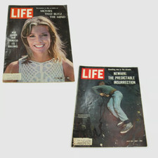 Life Magazine July 1967 Princess Lee Radziwill Joe Frazier, Newark Riot Auto Ads