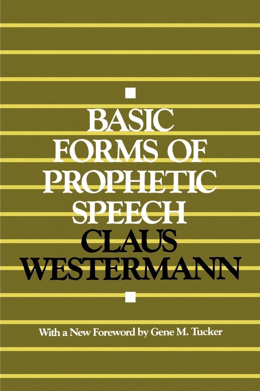Thumbnail - Claus Westermann | Basic Forms Of Prophetic Speech | Taschenbuch |