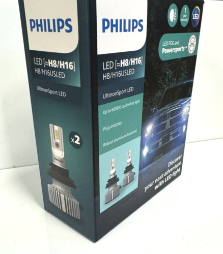 PHILIPS UltinonSport H8 LED Fog Lights - Picture 2 of 13
