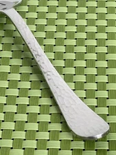 Ginkgo LAFAYETTE Stainless Hammered Glossy Flatware SMART CHOICE B94VG