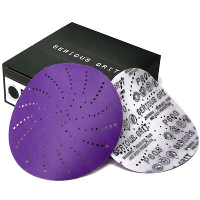 6'' Ceramic Multi-Hole Hook & Loop Discs