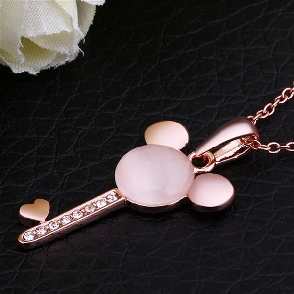 Mickey mouse key shop pendant necklace