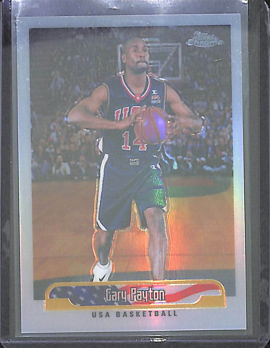 1999-2000 Topps Chrome Team USA Refractor #251 Gary Payton